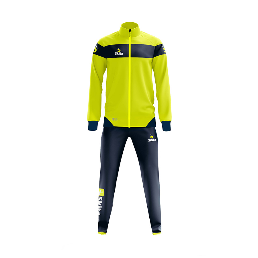 survêtement jaune fluo