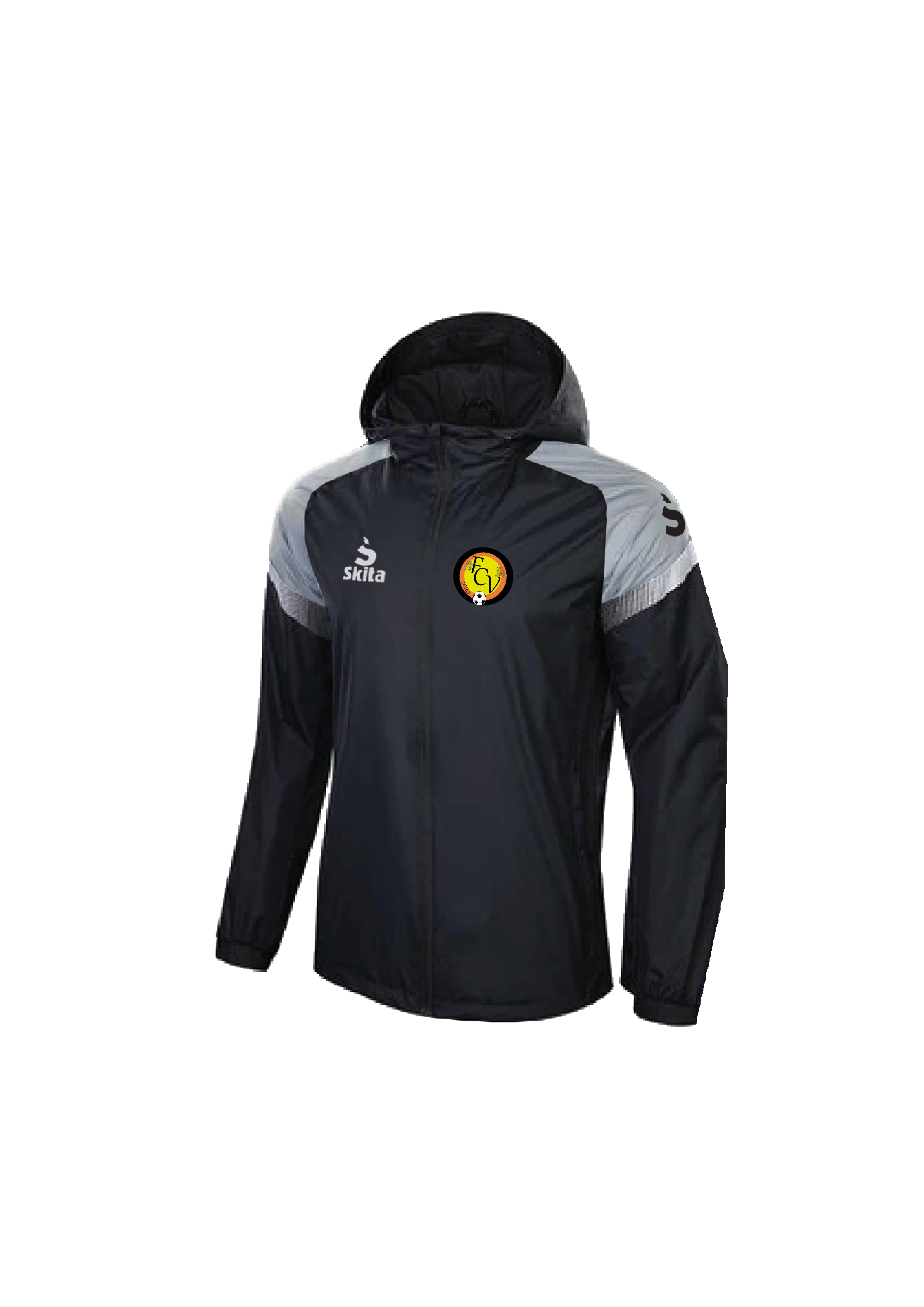 Coupe vent ALVOR noir/gris (FC VERON)