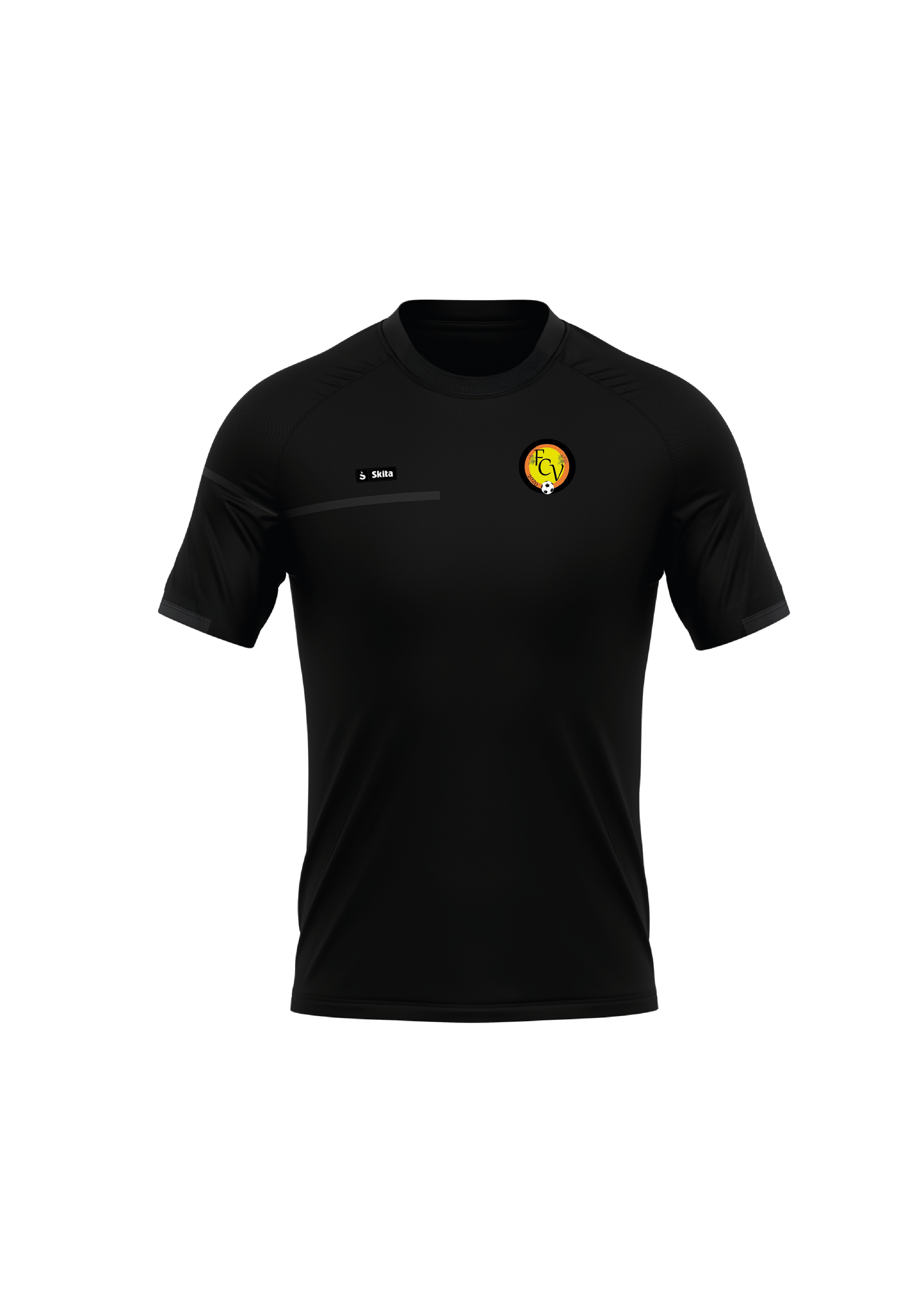 T-shirt SKITA'TECH noir (FC VERON)