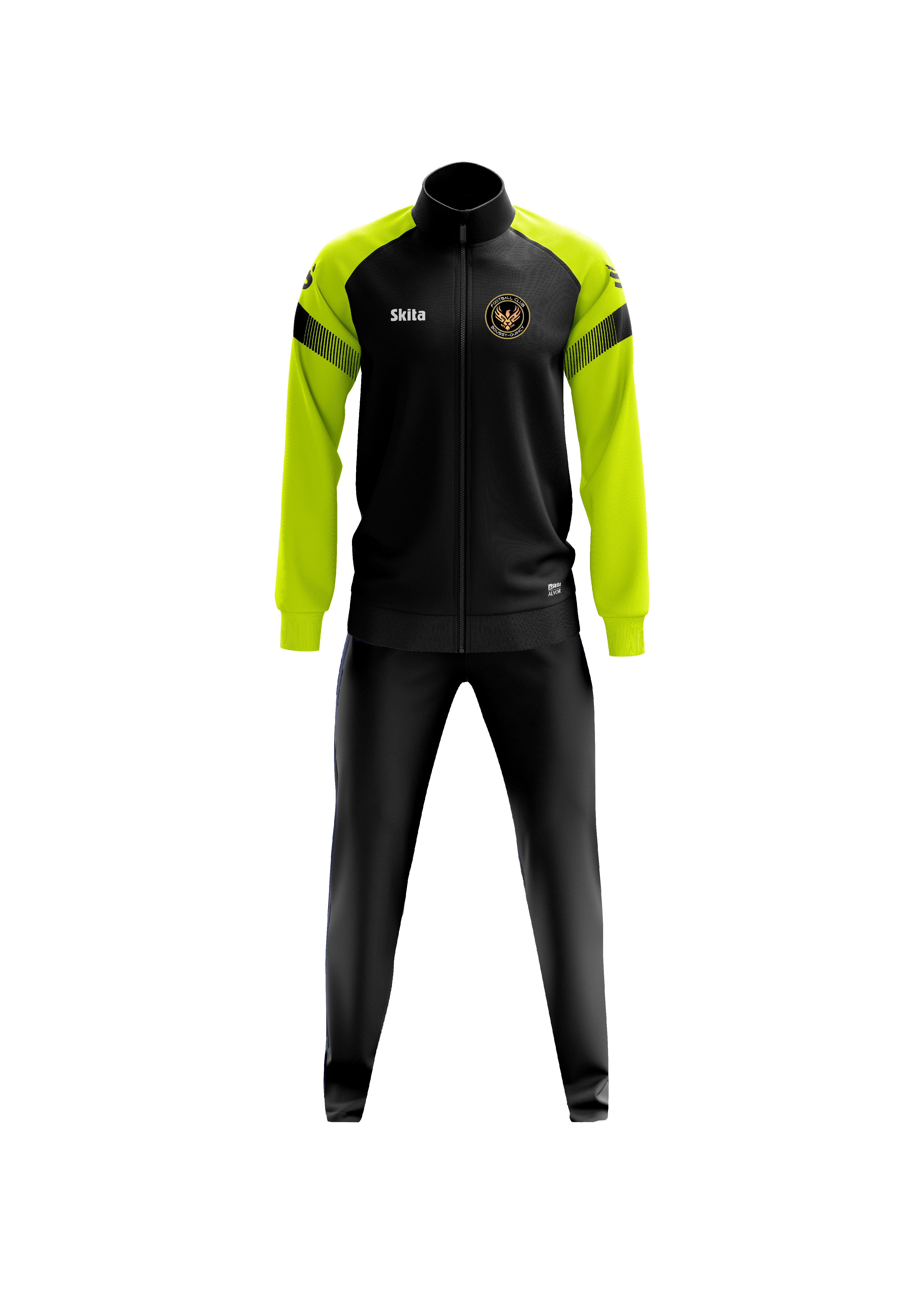  Surv&ecirc;tement ALVOR noir/jaune fluo (BOUSSY-QUINCY)