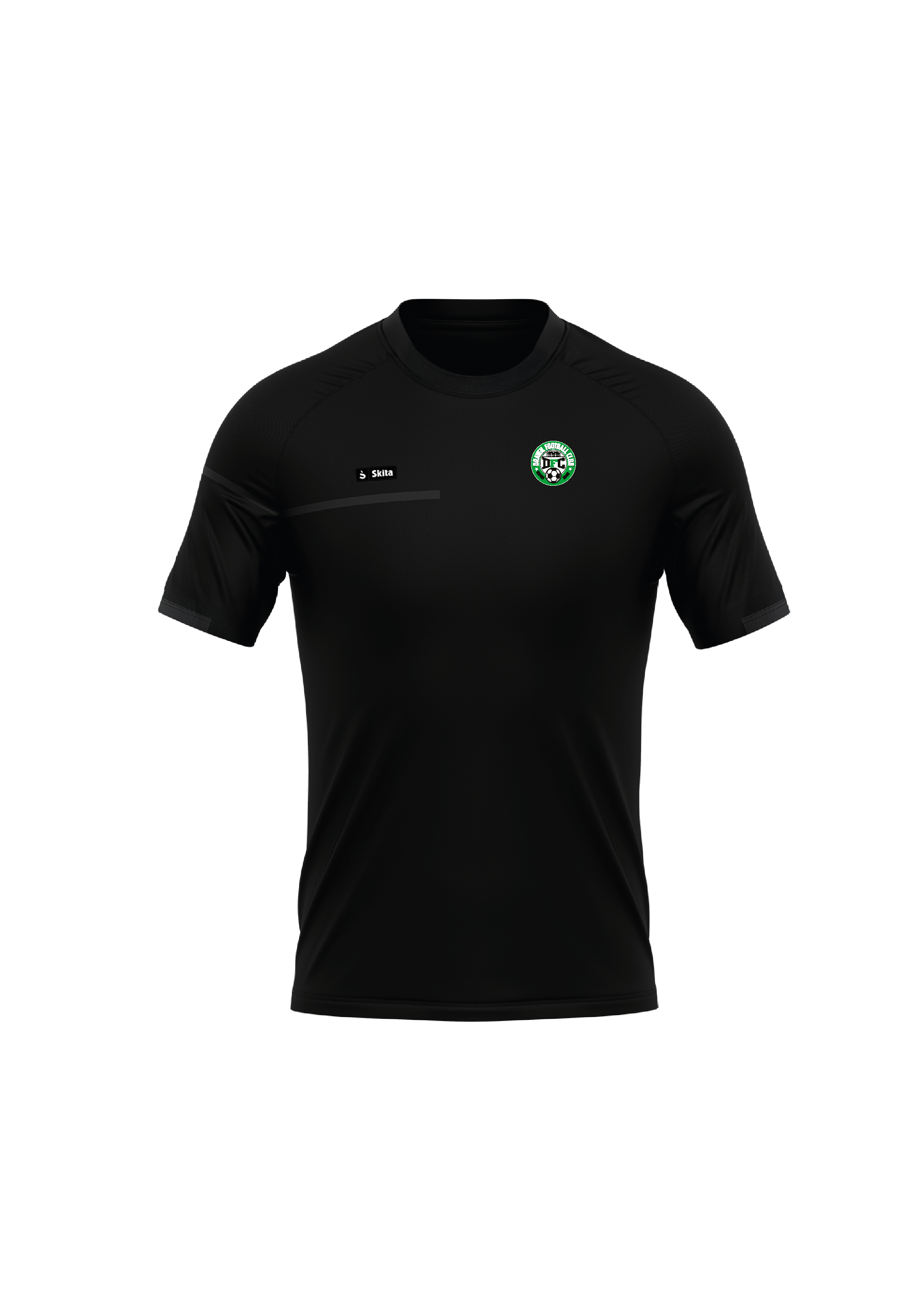 T-shirt SKITA'TECH noir (FC DRAVEIL)
