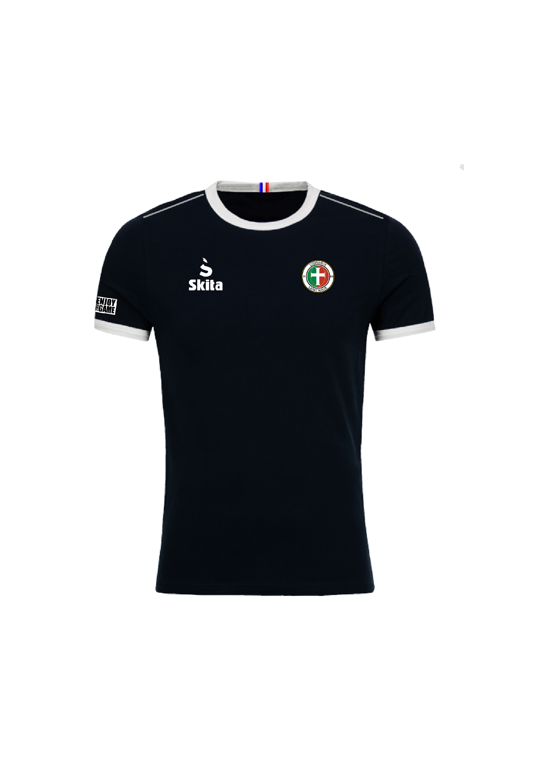 T-shirt de sortie LIGA PRO noir (US LUSITANOS de SAINT-MAUR)