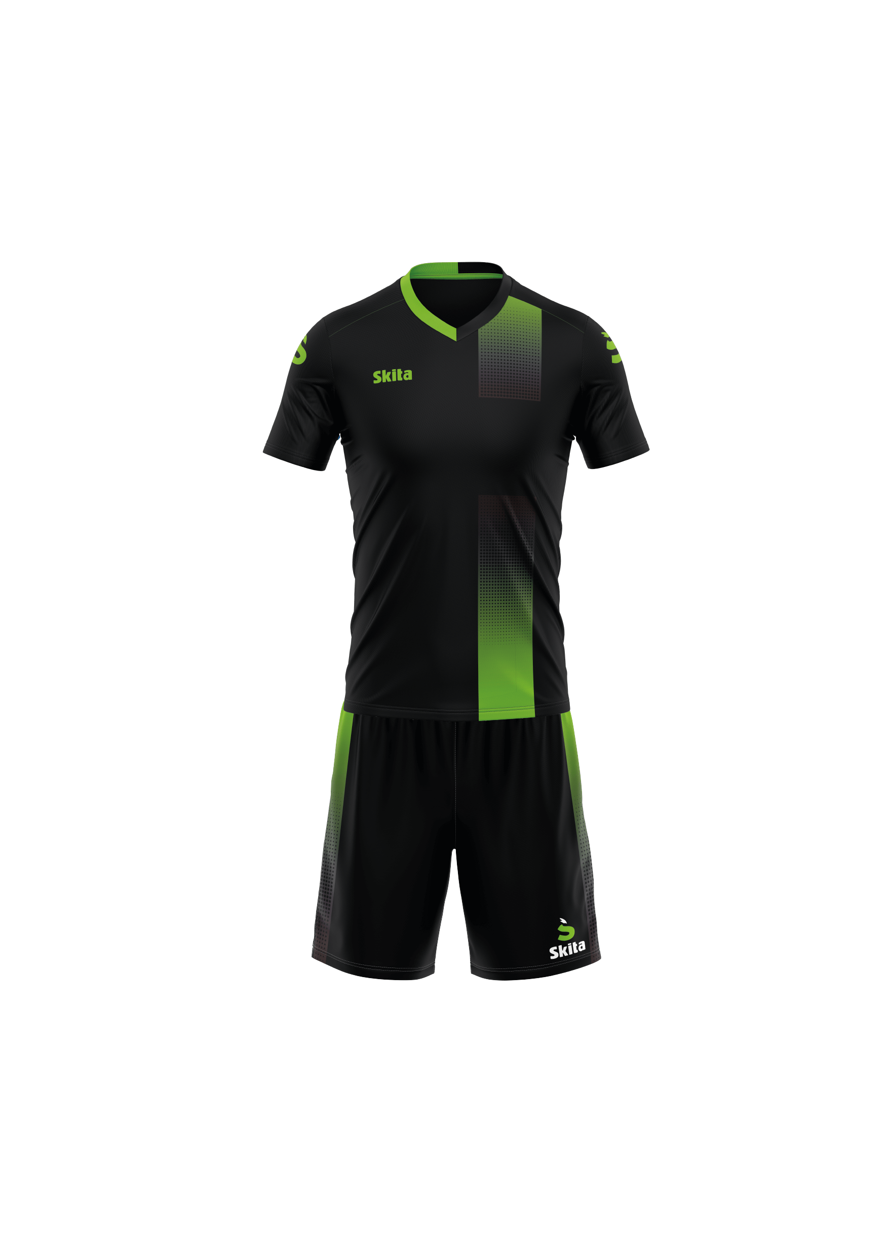 Maillot De Foot VSK Fly Rouge/Noir Polyester Respirant