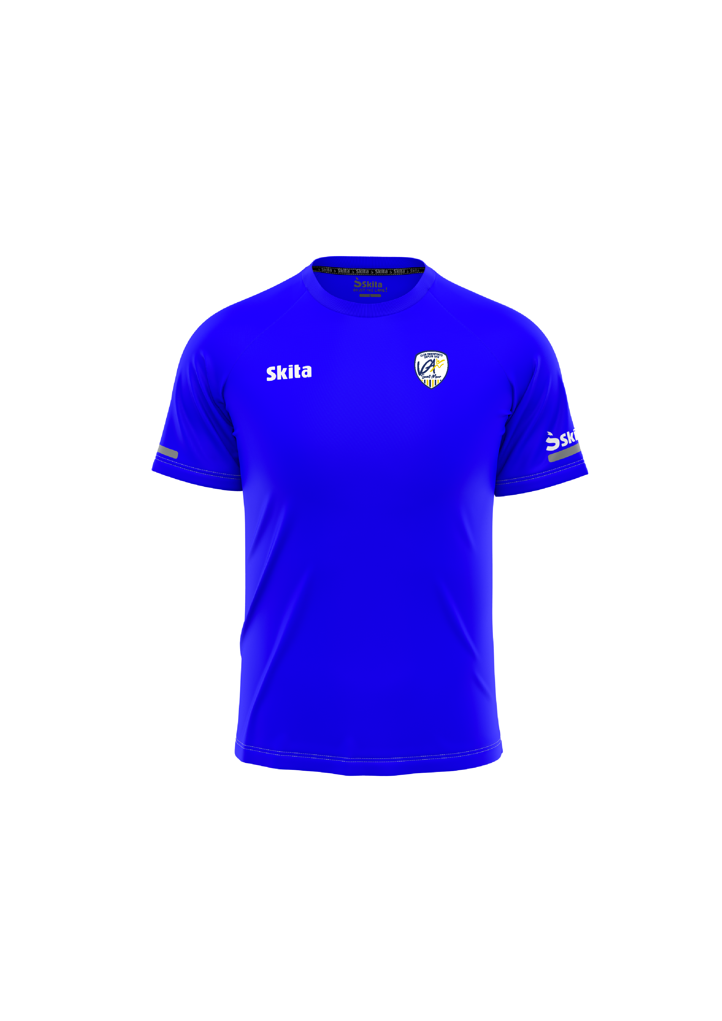 Maillot training bleu (VGA St-Maur)