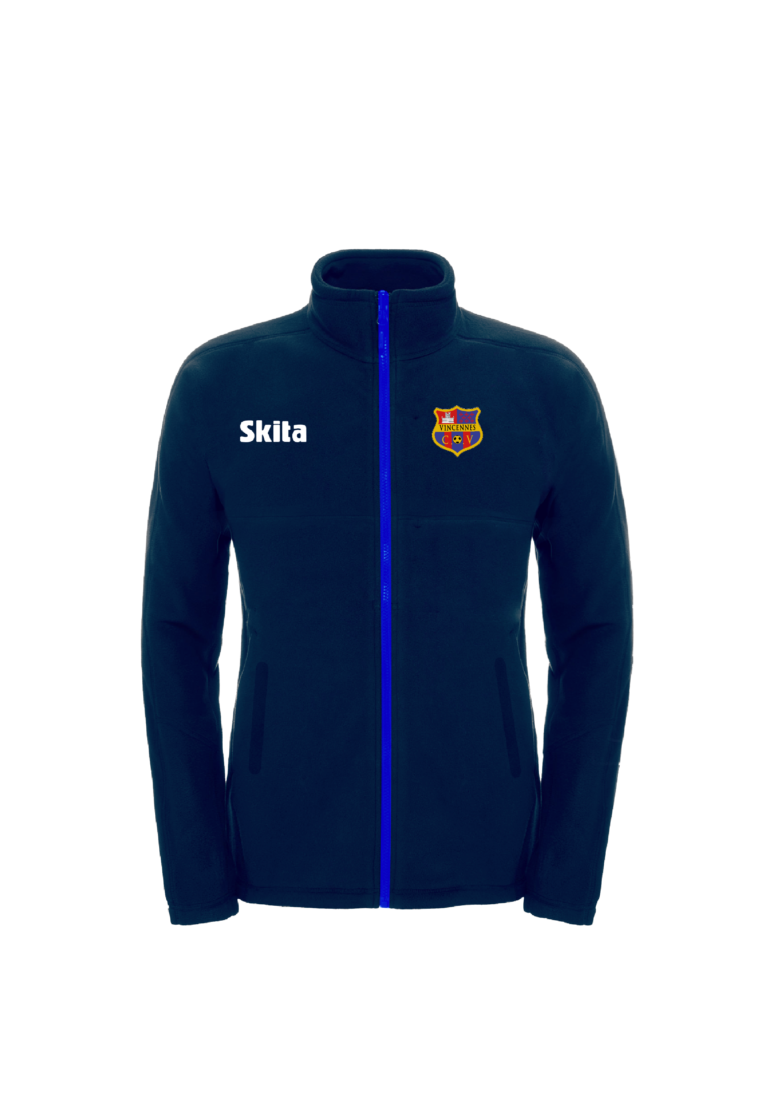Polaire SKITA bleu nuit/bleu roi (CO VICENNES)