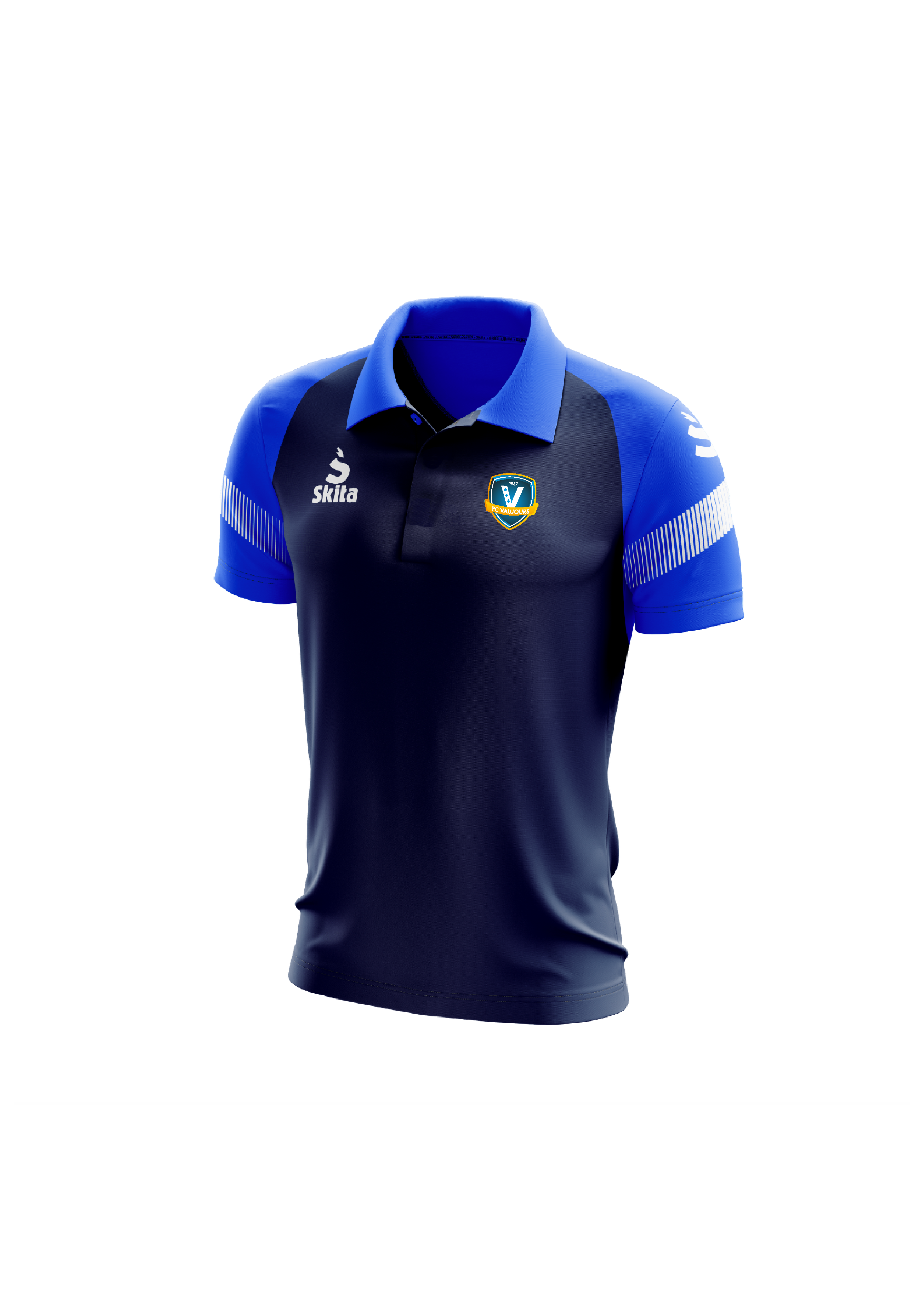 Polo ALVOR bleu (FC Vaujours)