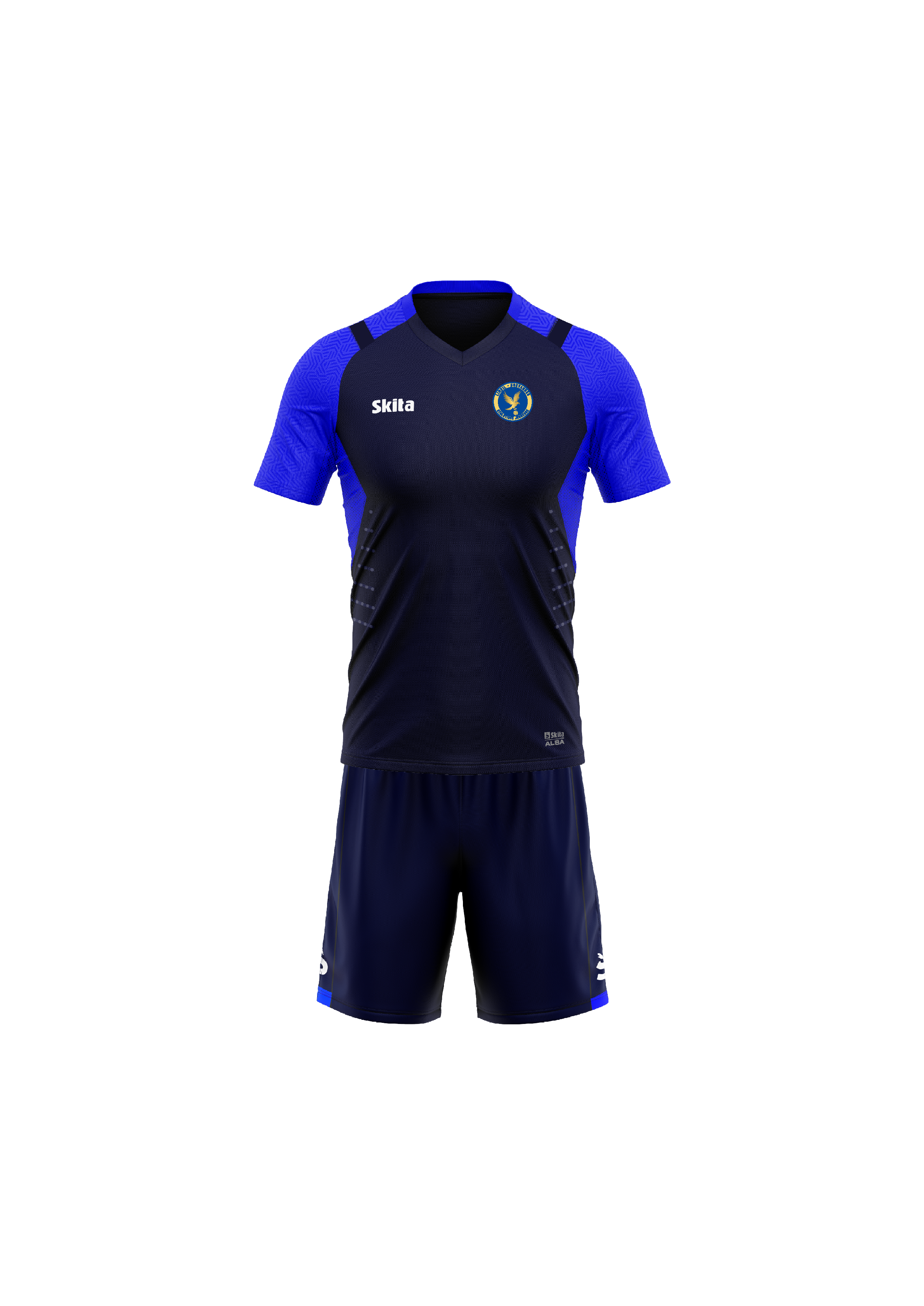 Maillot short ALBA bleu nuit/bleu roi (LIMEIL - BREVANNES AJ)