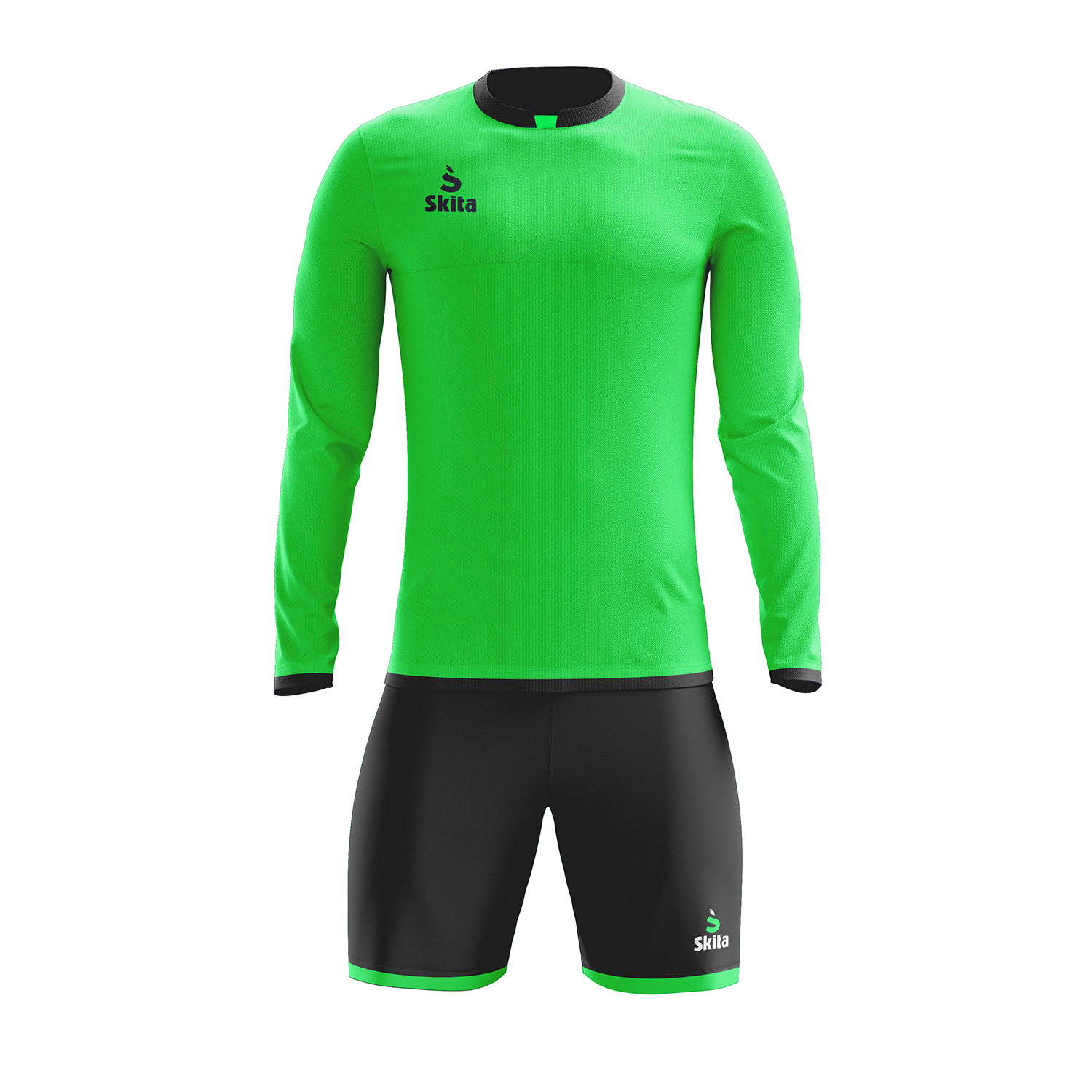 Maillot short Estoril (Vert/Noir)