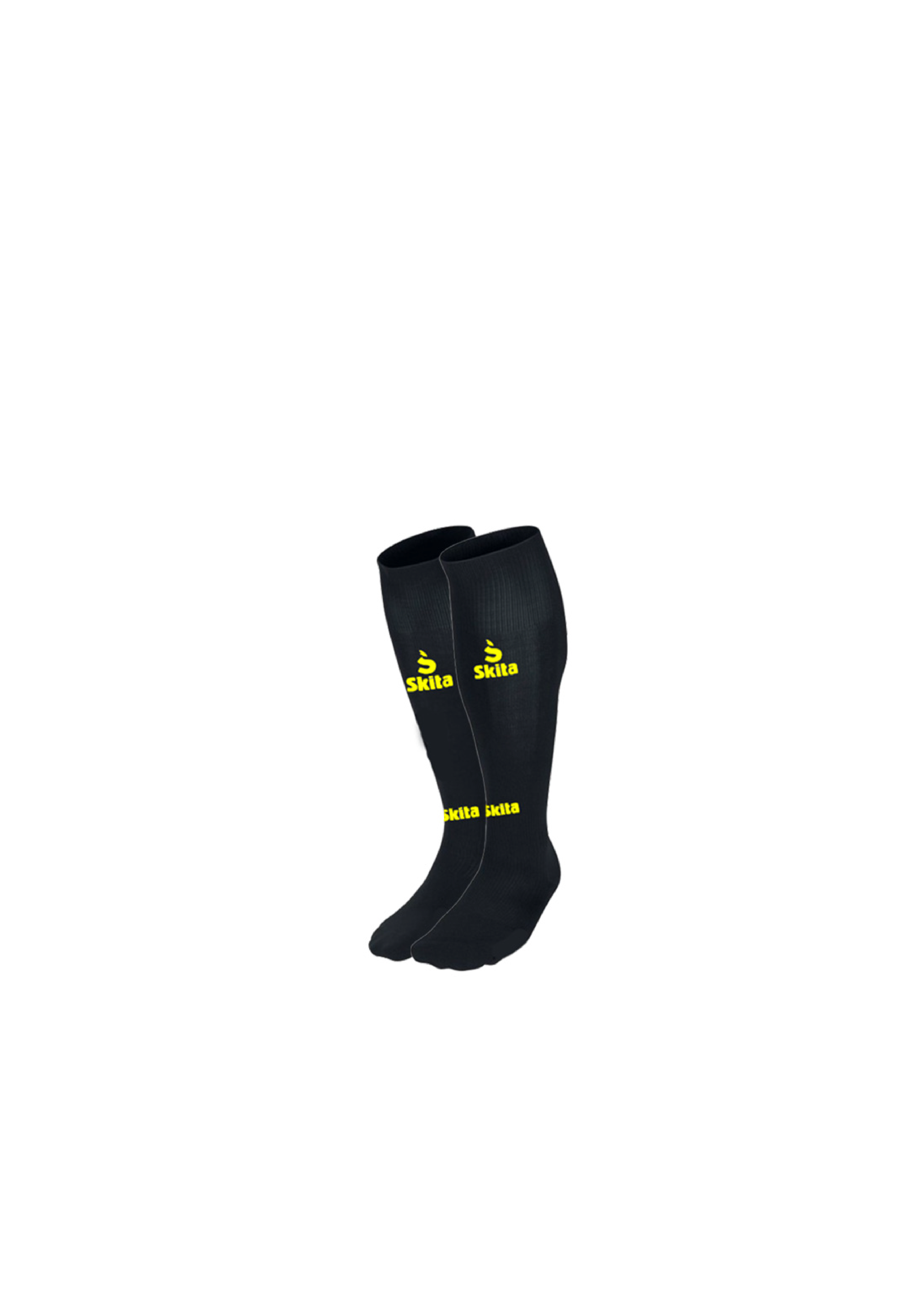 Chaussettes noir jaune